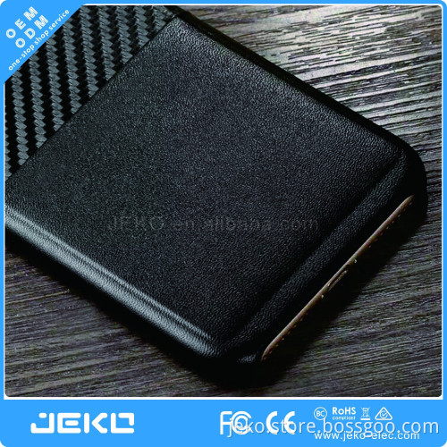 High end leather phone cover with credit card slot for iphone 7 plus